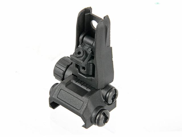LOW PROFILE POLYMER BACK UP SIGHTS - BLACK
