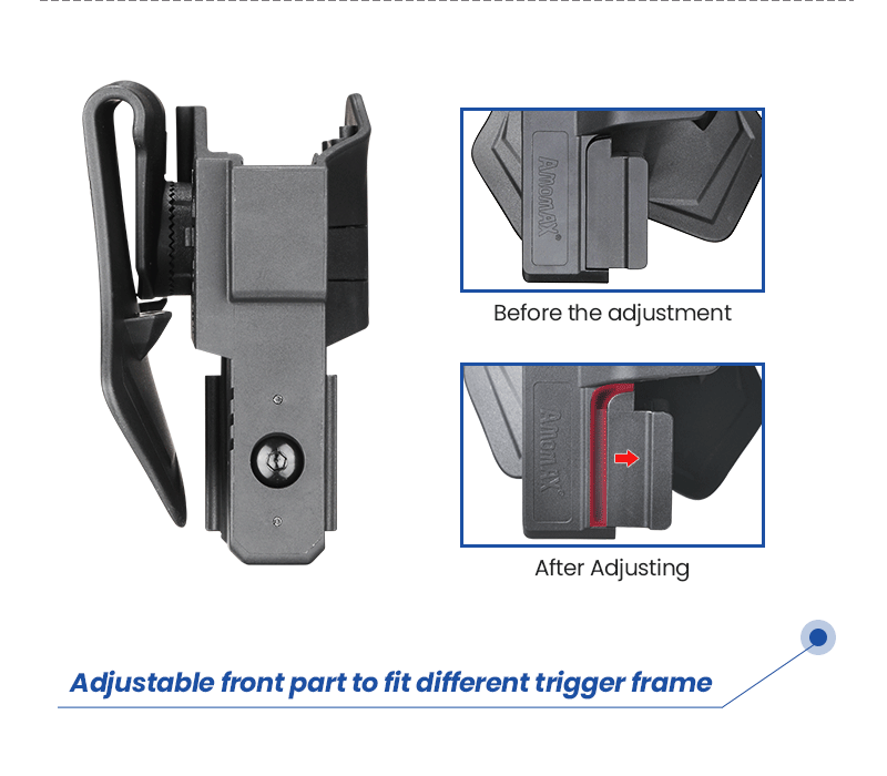 AMOMAX PER-FITUNIVERSAL RAIL HOLSTER GEN 2