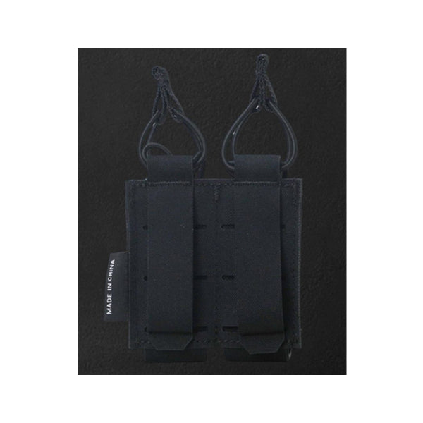 TA 9MM DOUBLE PISTOL MAG POUCH BLACK