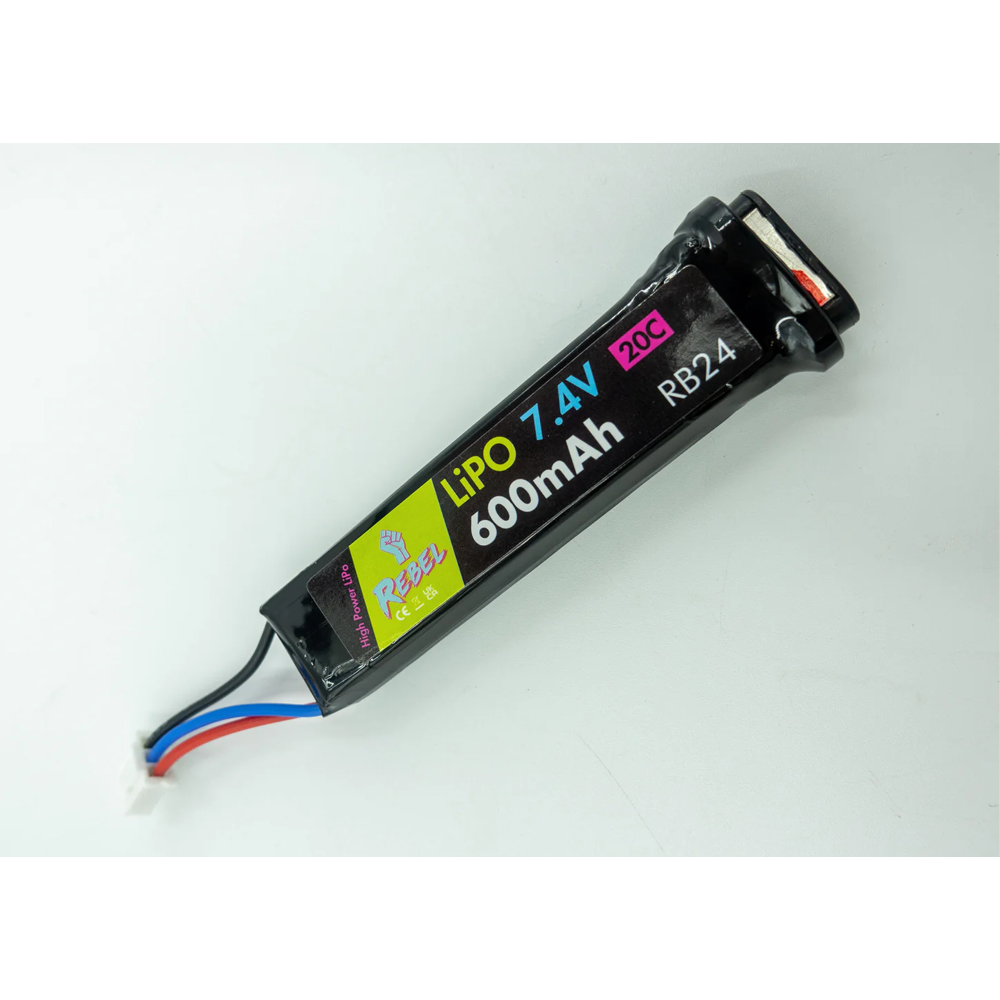 REBEL 7.4V 600MAH AEP LIPO