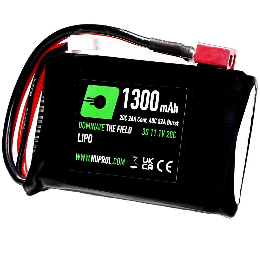 NUPROL 11.1V 1300MAH PEQ LIPO DEANS