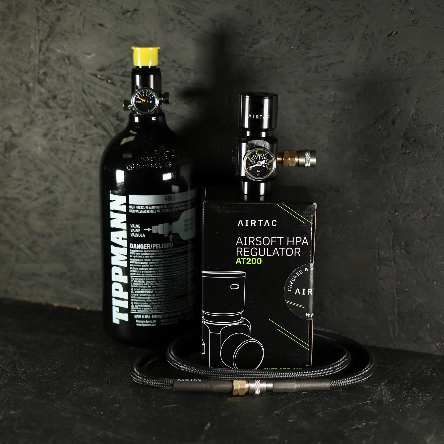 HPA AT200 TANK, LINE & REGULATOR STARTER PACK