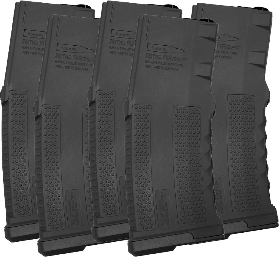 Raven Evolution RMG AR220 Midcap 5 Pack - Black