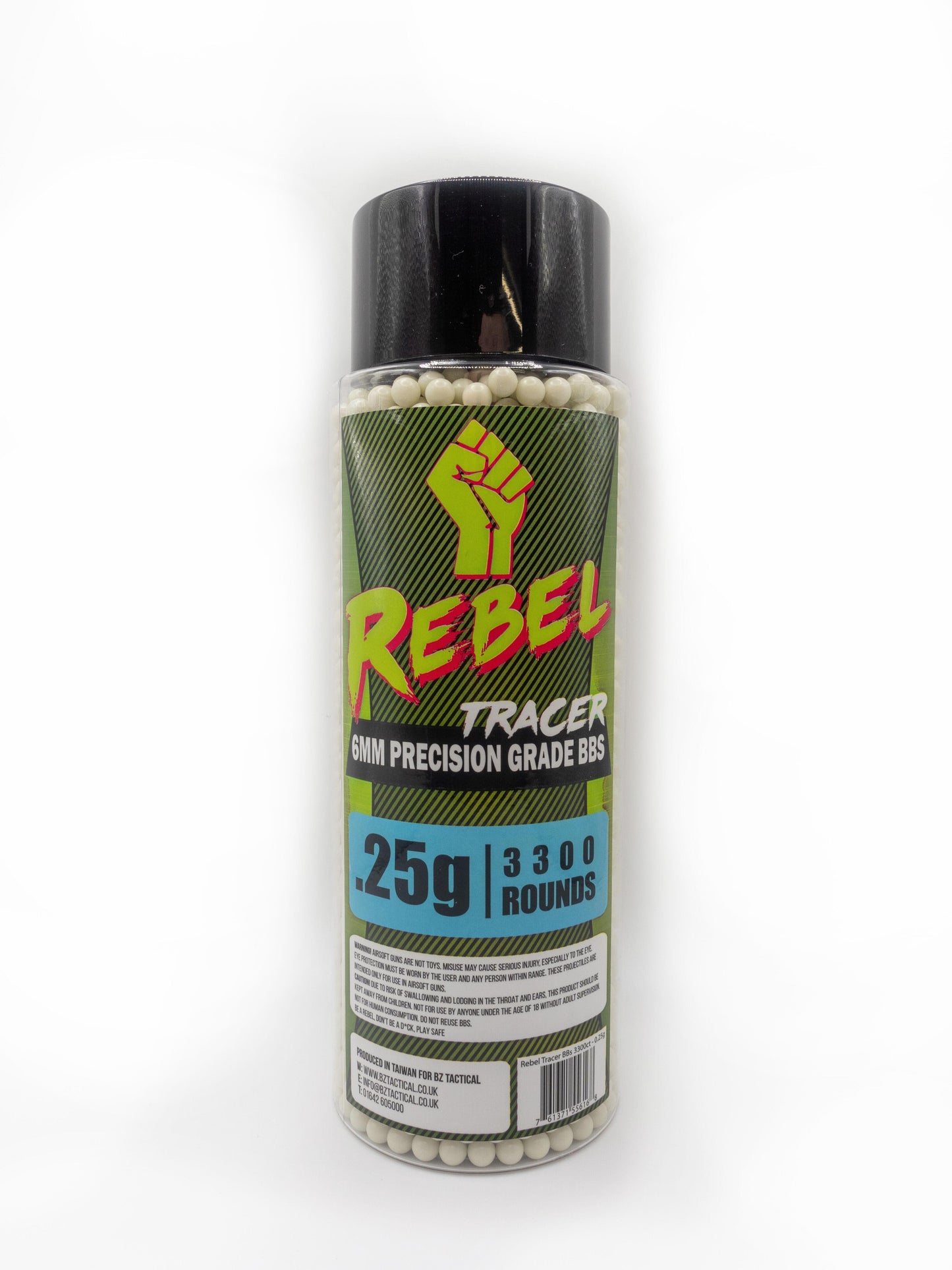 REBEL PRECISION TRACER 20 X 0.25G 3300 BOTTLE