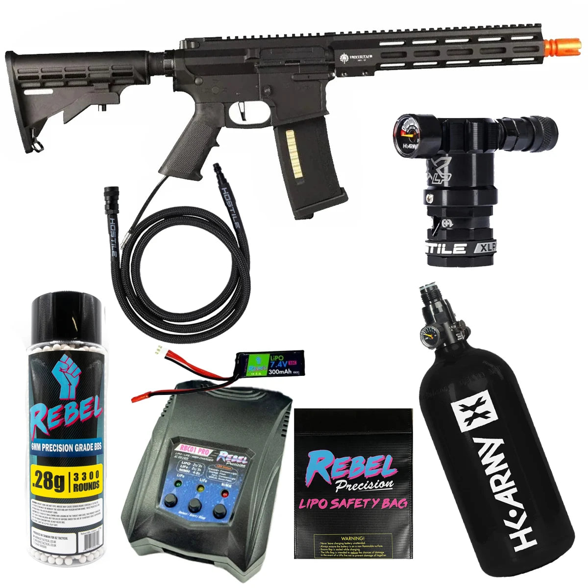Wolverine MTW Billet Series - Standard 10" SBR HPA Bundle