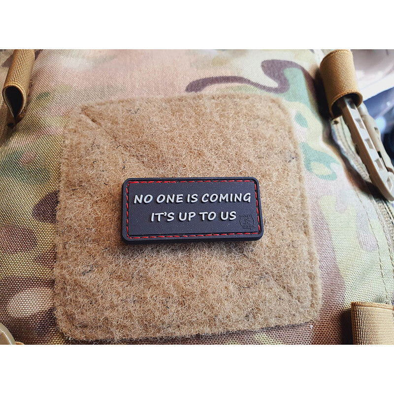 JTG 3D RUBBER PATCH "NO ONE IS COMING"