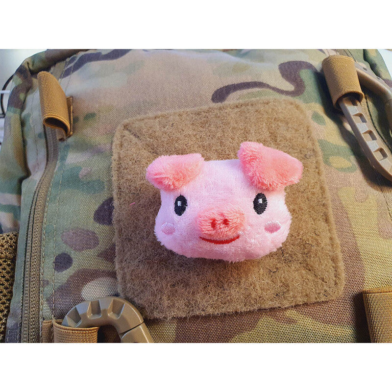 JTG FABRIC VELCRO BACKED PLUSH PATCH "PINKI SMILE"