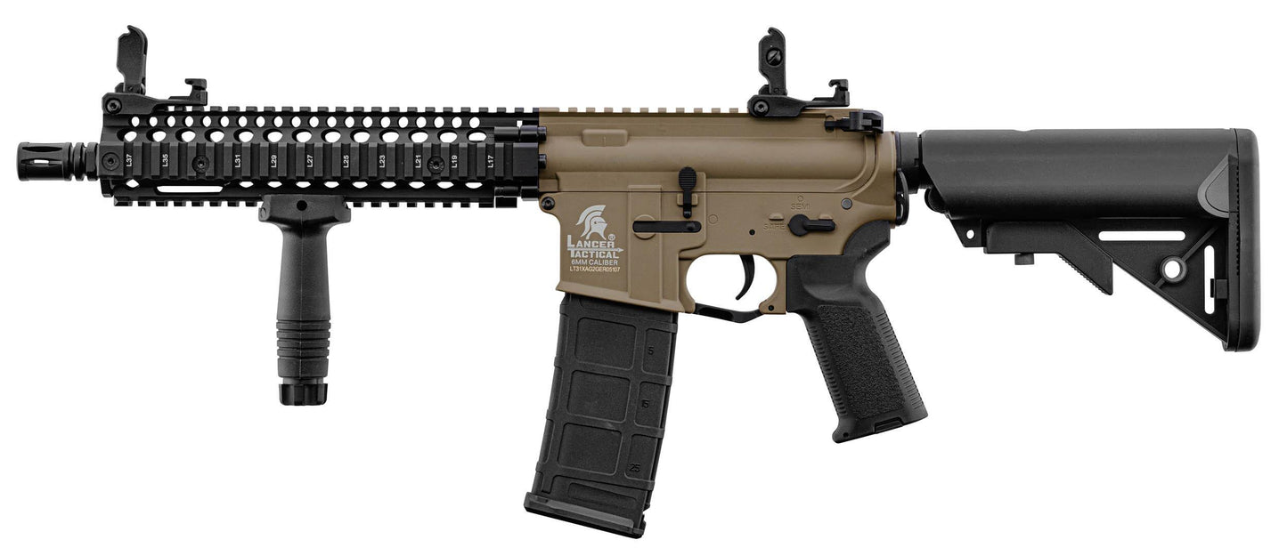LANCER TACTICAL LT-18 GEN 2 MK18 BLACK / TAN - LTD EDITION