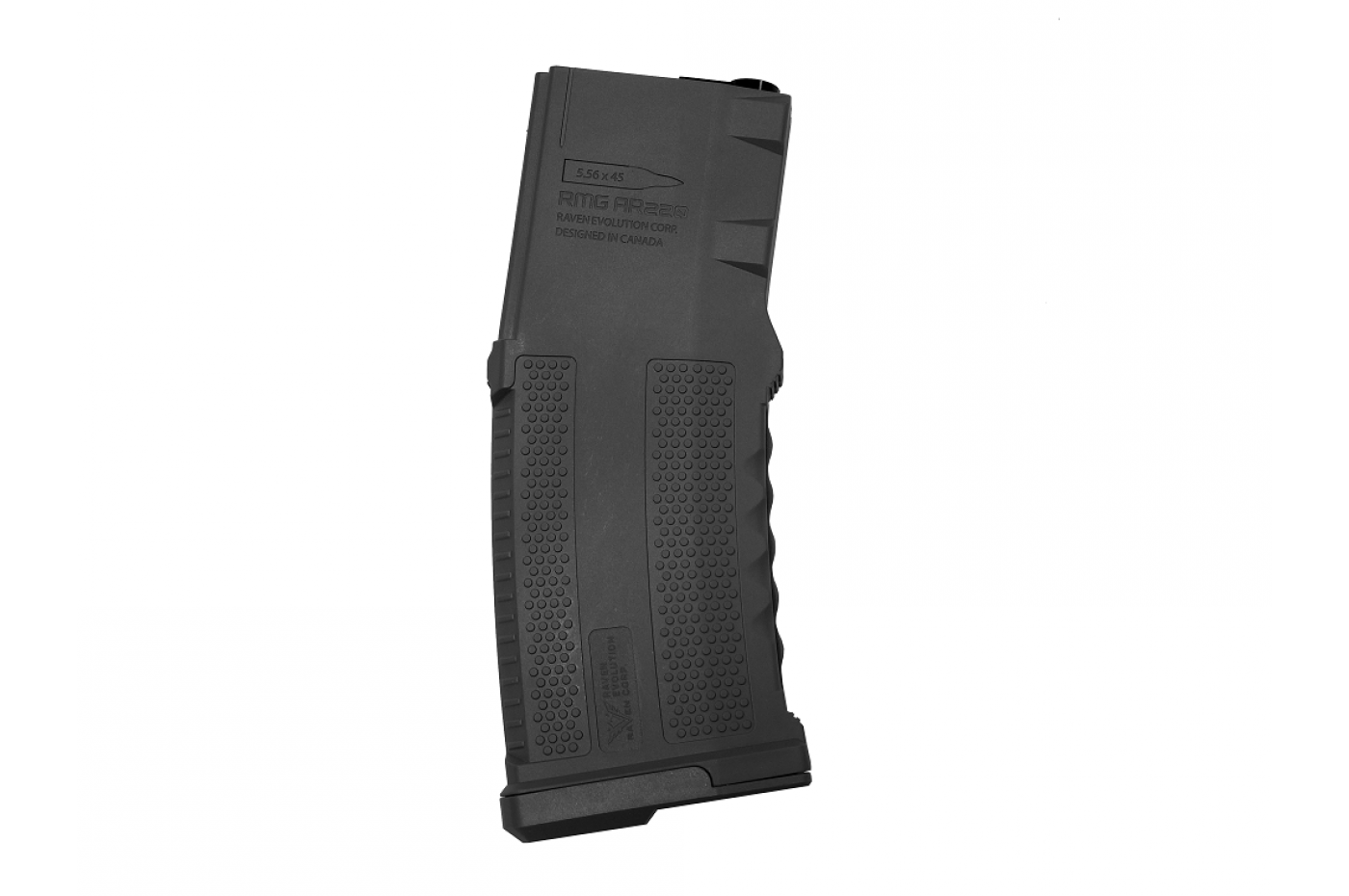 Raven Evolution RMG AR220 extra capacity silent midcap magazine - Black