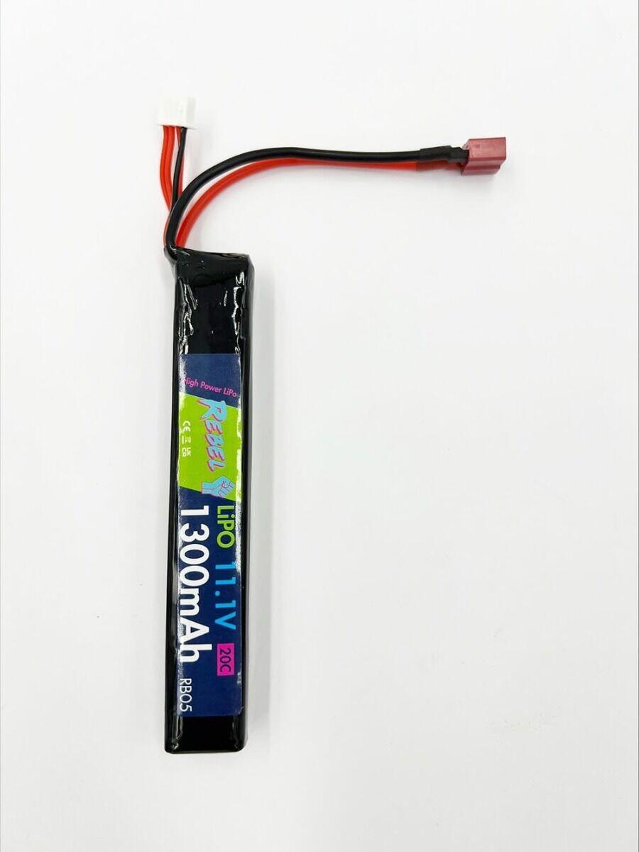 REBEL 11.1V 1300mAh 20C STICK DEANS