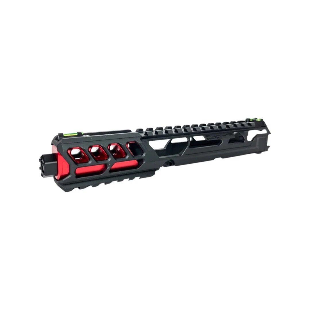 CTM AAP-01/C FUKU-2 CNC UPPER SET - LONG CUTOUT VERSION V2 - BLACK/RED