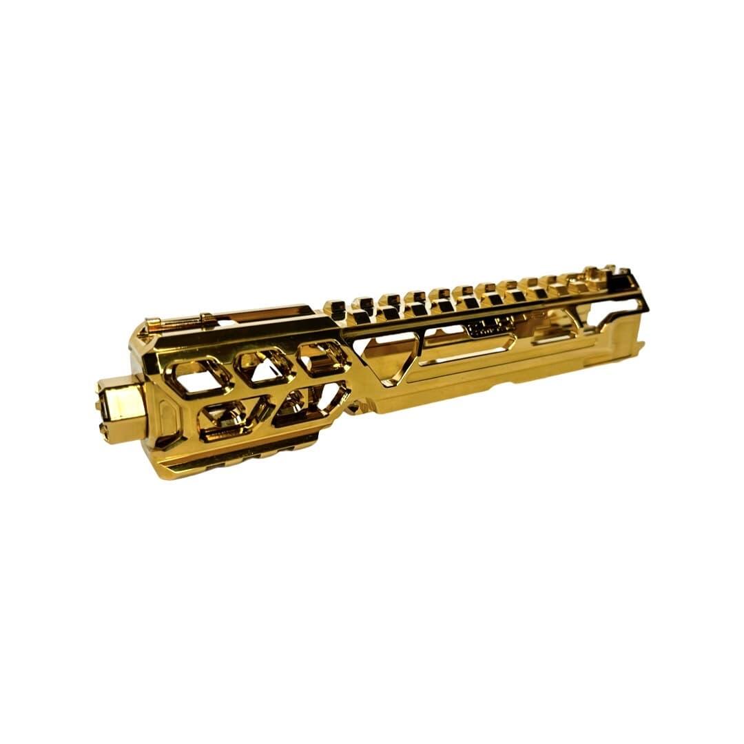 CTM AAP-01/C FUKU-2 CNC UPPER SET - SHORT CUTOUT VERSION V2 - ELECTROPLATED GOLD