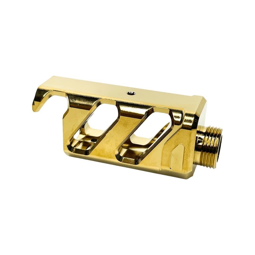 CTM AAP-01/C FUKU-2 CNC UPPER INNER DECORATIVE BUCKET - SHORT - ELECTROPLATED GOLD