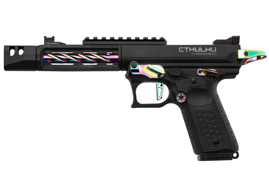 LANCER TACTICAL TANDEMKROSS CTHULHU BLACK / RAINBOW GBB PISTOL