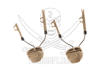 COMTAC ARC ADAPTORS - FAST HELMET - TAN