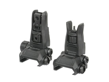 LOW PROFILE POLYMER BACK UP SIGHTS - BLACK