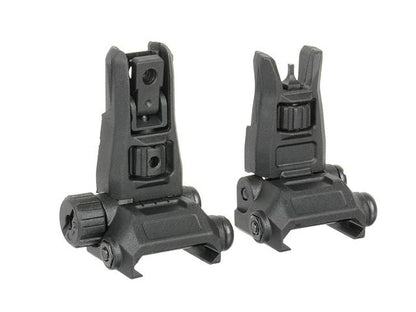 LOW PROFILE POLYMER BACK UP SIGHTS - BLACK