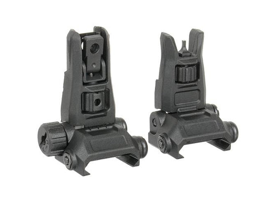 LOW PROFILE POLYMER BACK UP SIGHTS - BLACK