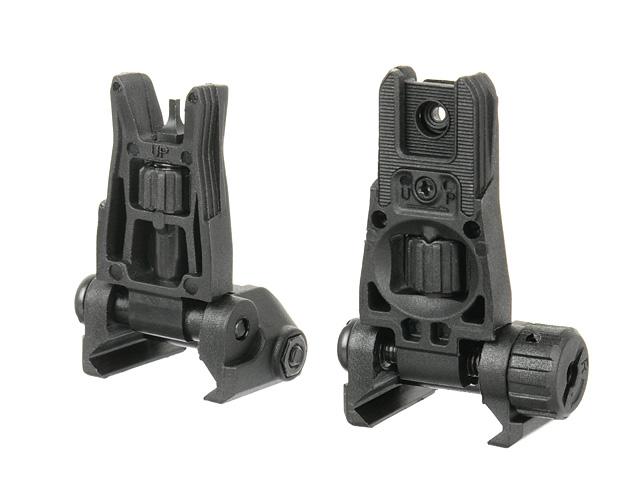 LOW PROFILE POLYMER BACK UP SIGHTS - BLACK