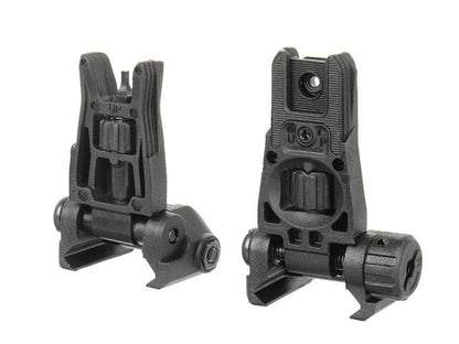 LOW PROFILE POLYMER BACK UP SIGHTS - BLACK