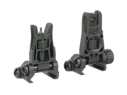 LOW PROFILE POLYMER BACK UP SIGHTS - BLACK