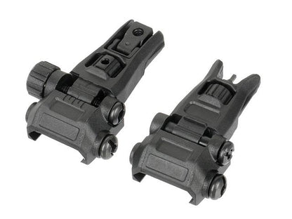 LOW PROFILE POLYMER BACK UP SIGHTS - BLACK