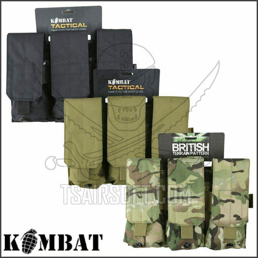 KOMBAT ORIGINAL STYLE M4 / M16 TRIPLE MAG POUCH