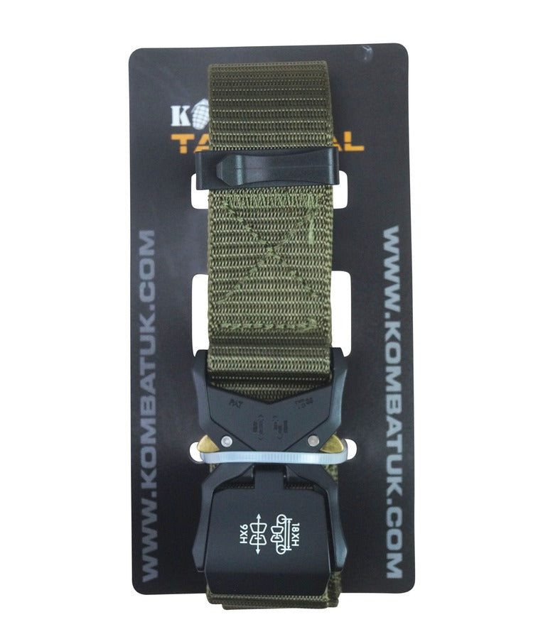 KOMBAT SPEC-OPS BELT GUN METAL OLIVE GREEN