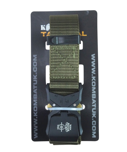 KOMBAT SPEC-OPS BELT GUN METAL OLIVE GREEN