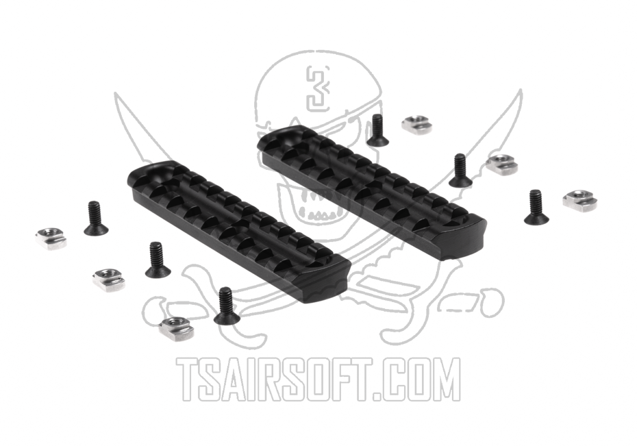 ARES / AMOEBA  4" M-LOK RAIL SEGMENTS X 2