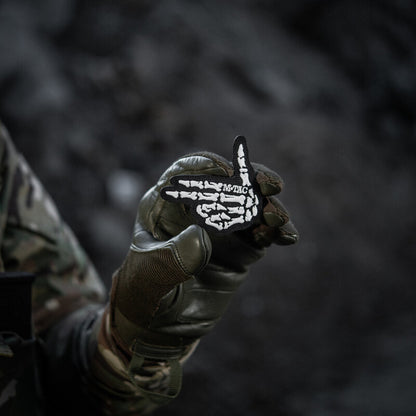 M-TAC EMBROIDERED PATCH "SKELETON SHOOTER" GLOW IN THE DARK