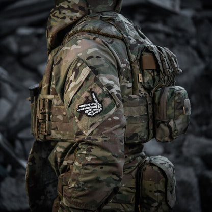 M-TAC EMBROIDERED PATCH "SKELETON SHOOTER" GLOW IN THE DARK