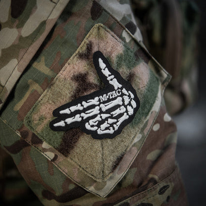 M-TAC EMBROIDERED PATCH "SKELETON SHOOTER" GLOW IN THE DARK