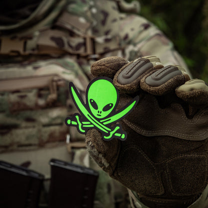 M-TAC "UFO OPERATOR" GLOW IN THE DARK PATCH
