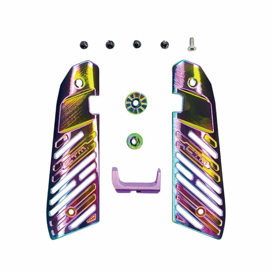 CTM FUKU-2 FRAME CNC ALUMINIUM ACCESSORIES FULL SET (AAP-01/C) - ELECTROPLATED CHAMELEON