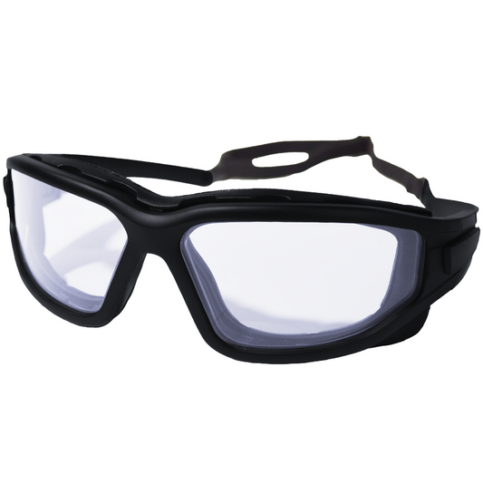 NUPROL DEFENCE PRO'S PROTECTIVE EYEWEAR CLEAR BLACK