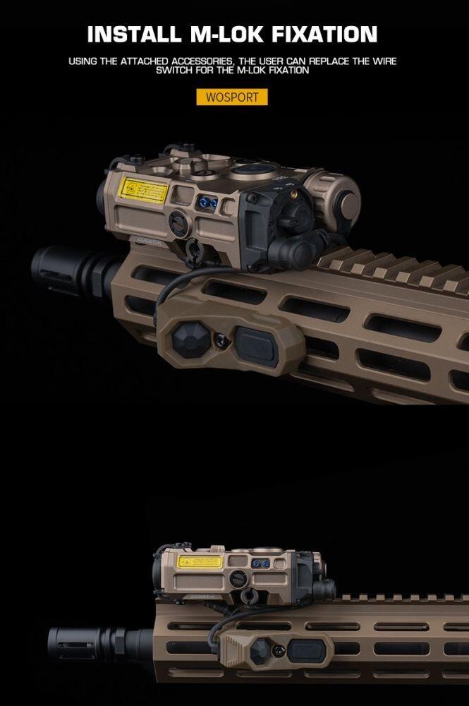 WOSPORT RIS / M-LOK MOUNTED AXON WIRE SWITCH PEQ