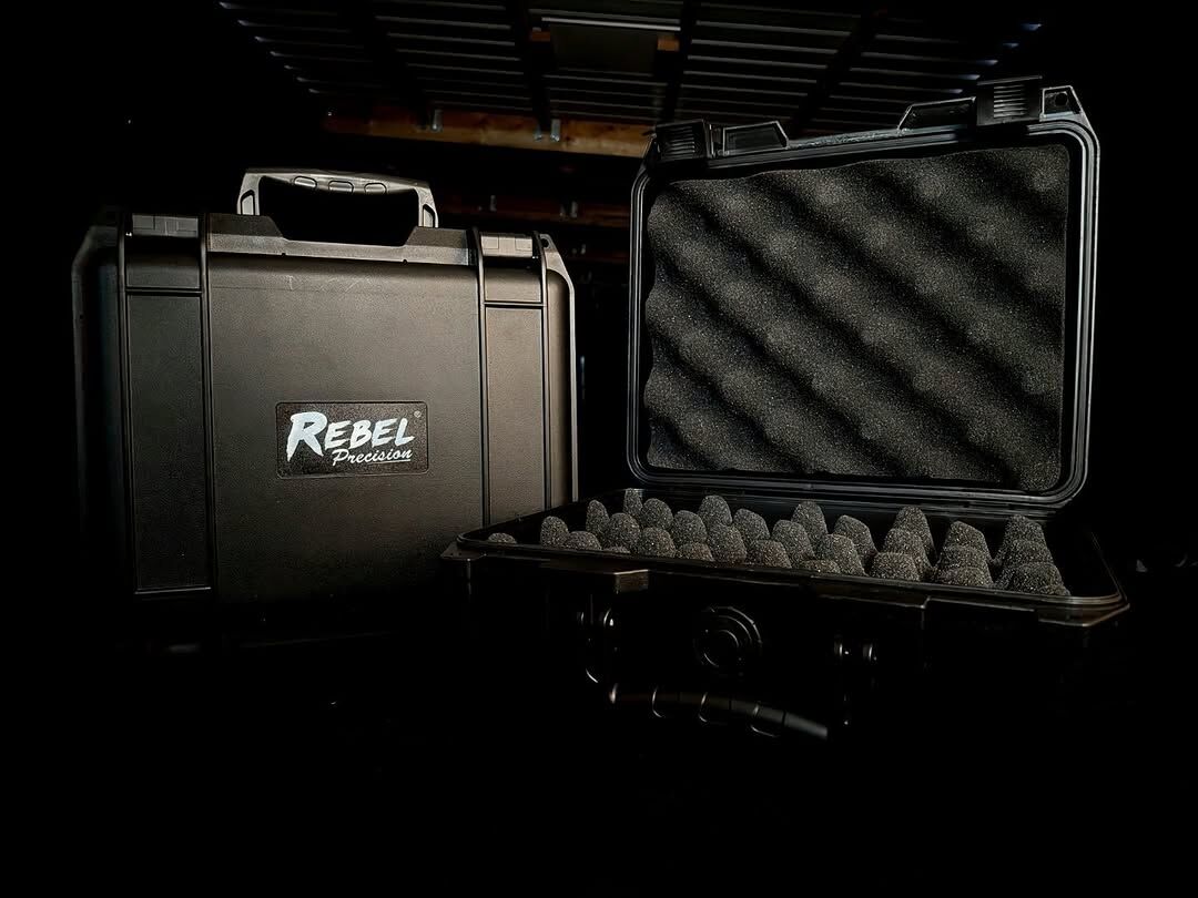 REBEL PRECISION SMALL POLYMER HARD CASE WAVE FOAM