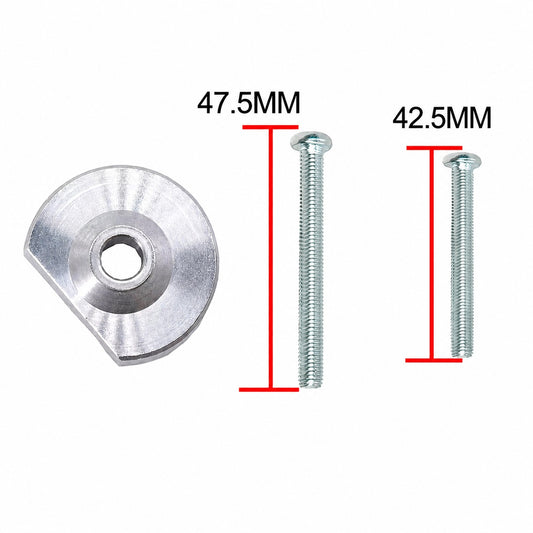 ZD CNC ALUMINIUM BUTTSTOCK CLAMP + 2 SCREWS