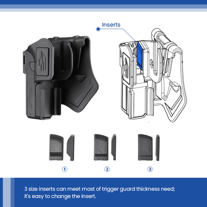 AMOMAX PER-FITUNIVERSAL RAIL HOLSTER GEN 2