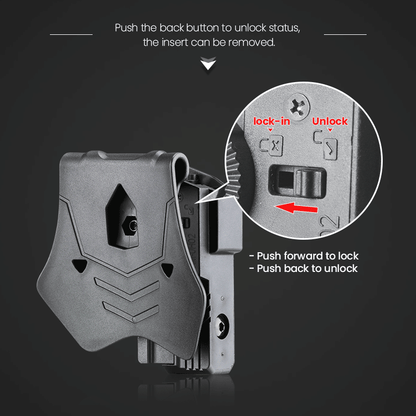 AMOMAX PER-FITUNIVERSAL RAIL HOLSTER GEN 2