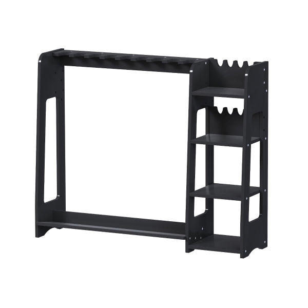 TA HEAVY DUTY WOODEN GUN + ACCESSORIES RACK