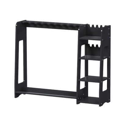 TA HEAVY DUTY WOODEN GUN + ACCESSORIES RACK
