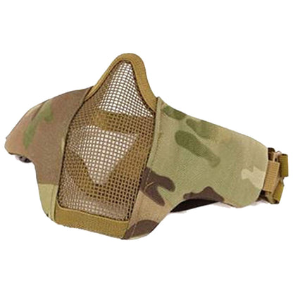 BIG FOOT MESH STEEL LOWER HALF FACE MASK MULTICAM