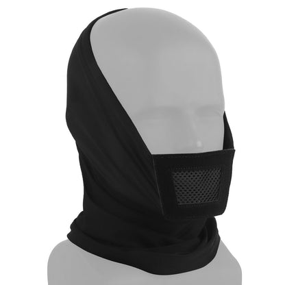 KNIGHT BALACLAVA MOUTH GUARD BLACK