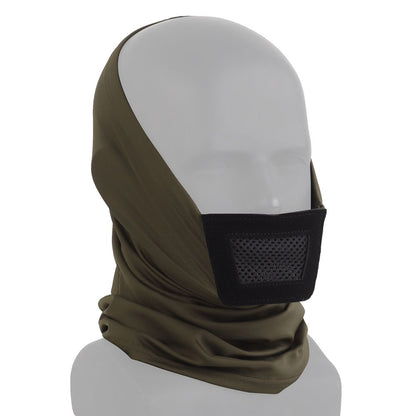 KNIGHT BALACLAVA MOUTH GUARD OD GREEN