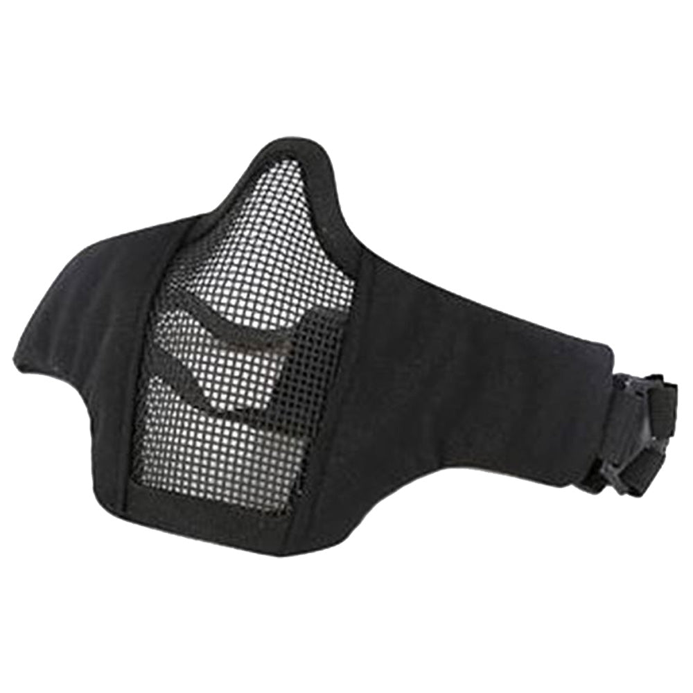 BIG FOOT MESH STEEL LOWER HALF FACE MASK BLACK