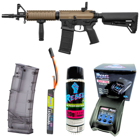 LANCER TACTICAL LT-02 G2 M4 CQBR NSR DUEL TONE COMBO