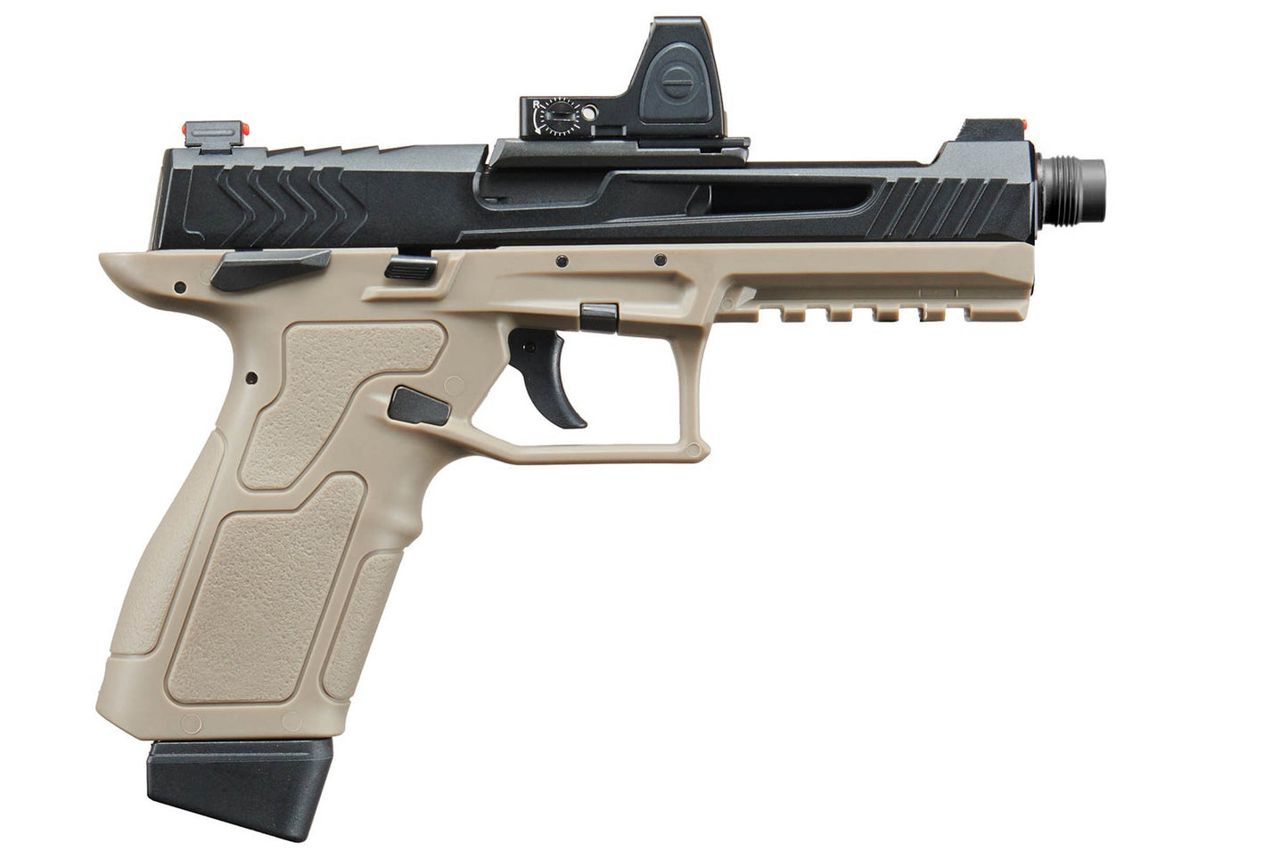 LANCER TACTICAL LTX COMPETITION GBB PISTOL BLACK / TAN + RMR