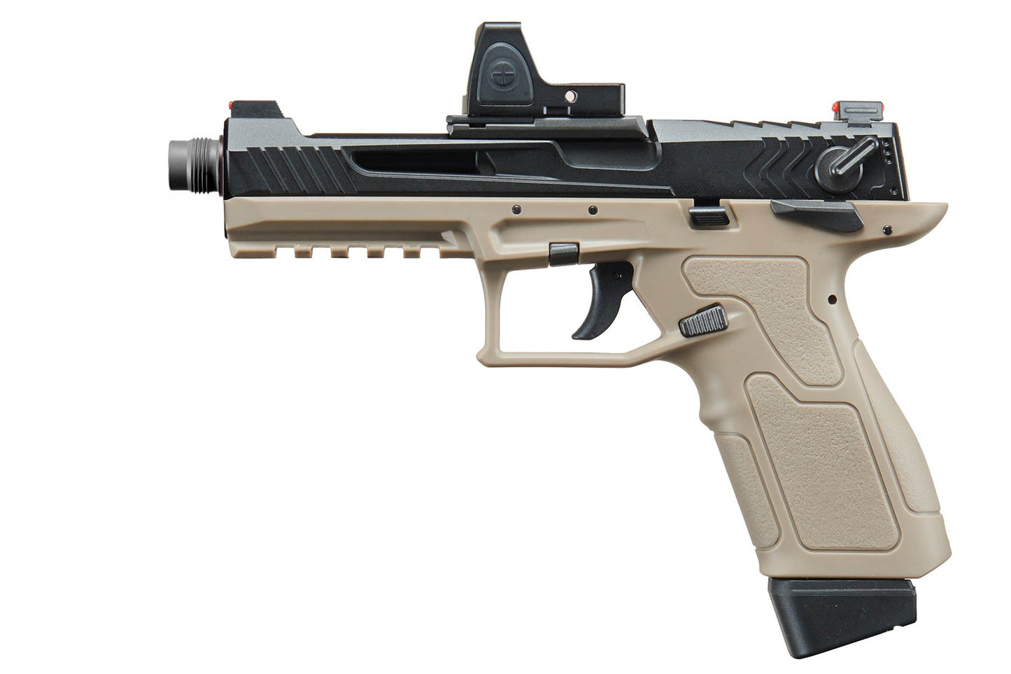 LANCER TACTICAL LTX COMPETITION GBB PISTOL BLACK / TAN + RMR